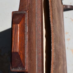 Wood Fireplace Screen with Painted Nautical Yacht Scene on Canvas