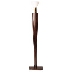 Lampada da terra Wood di Yasha Heifetz per Heifetz Lighting Co.