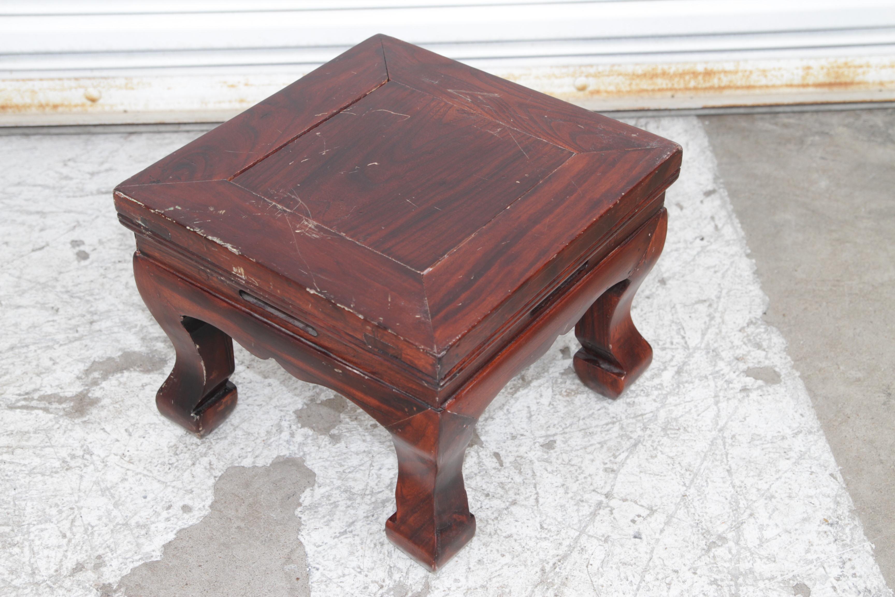 Reposapiés chino VIntage Hongmu Exportación china en venta