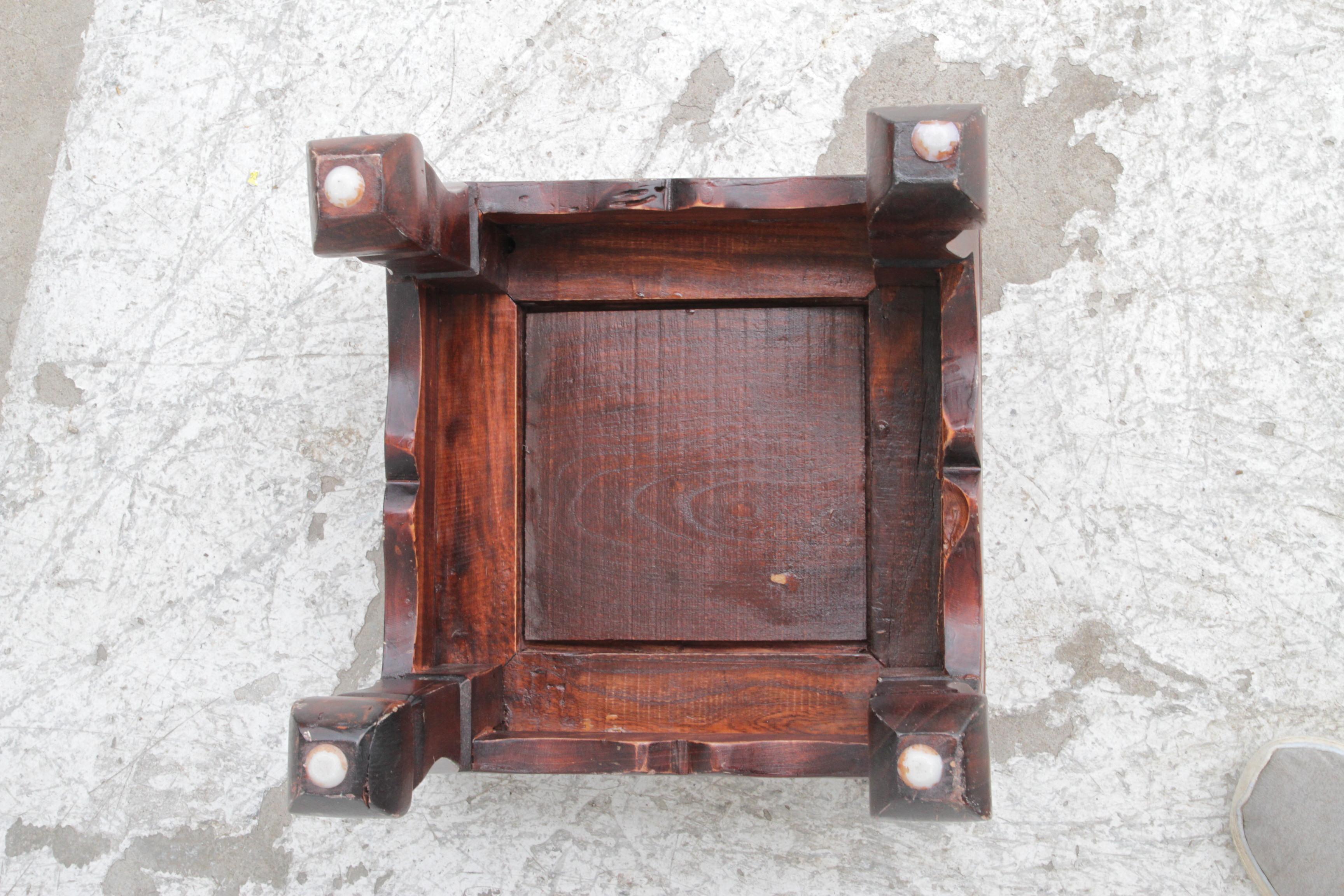 Reposapiés chino VIntage Hongmu en venta 1