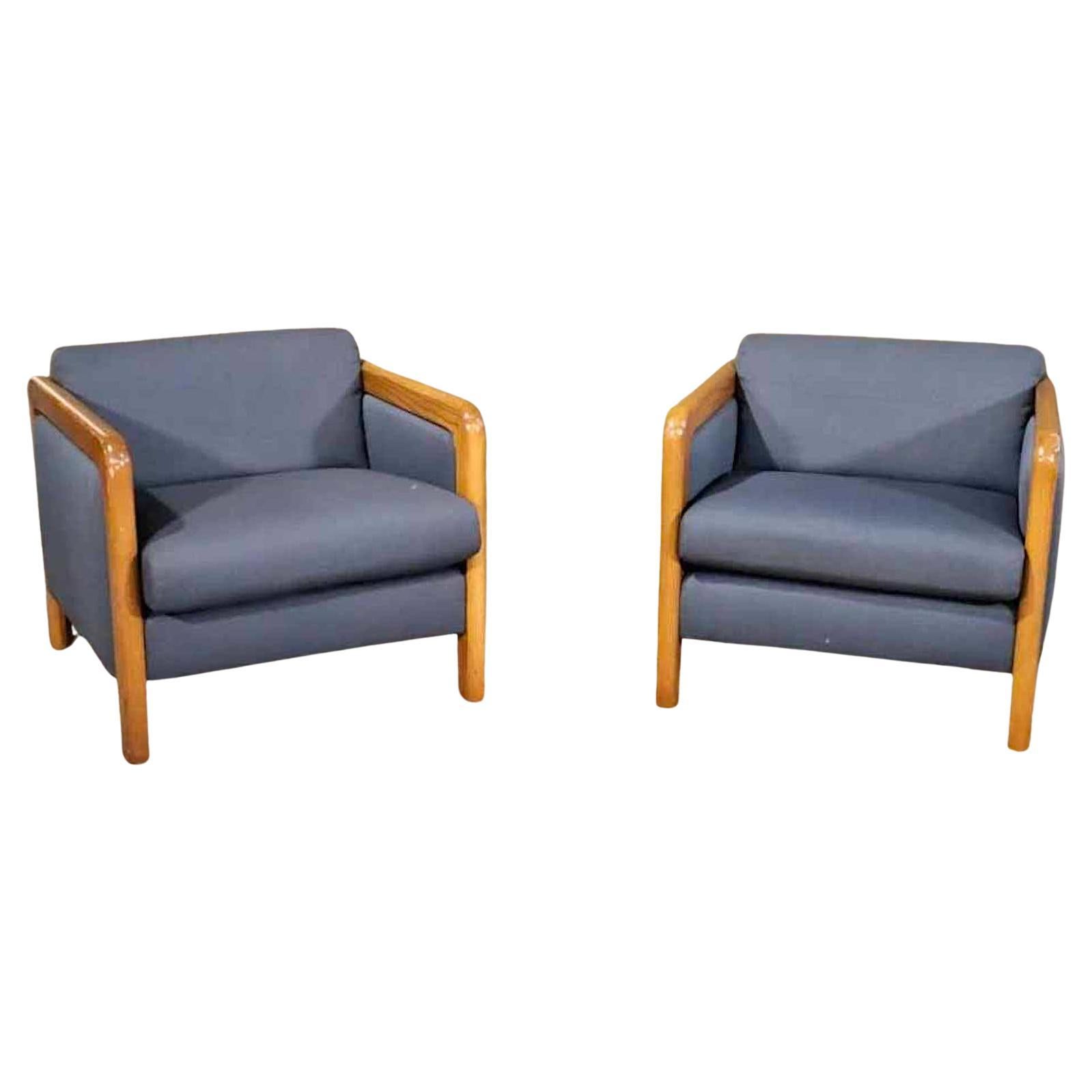 Wood Frame Lounge Chairs For Sale