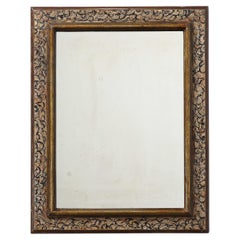 Antique Wood Frame Mirror, Spain, 19th C