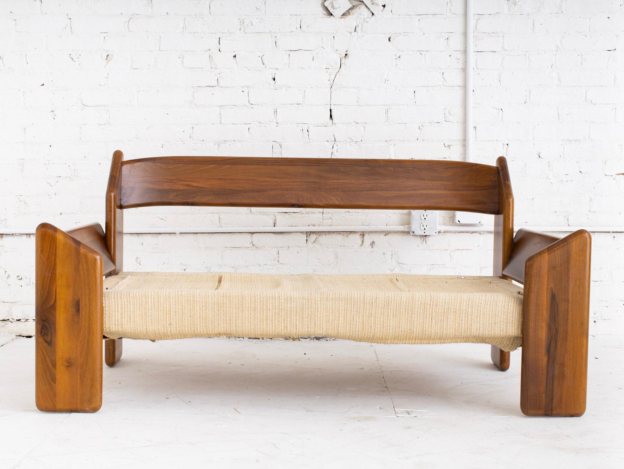 Wood Frame Sofa by Mario Marenco for Mobil Girgi 4