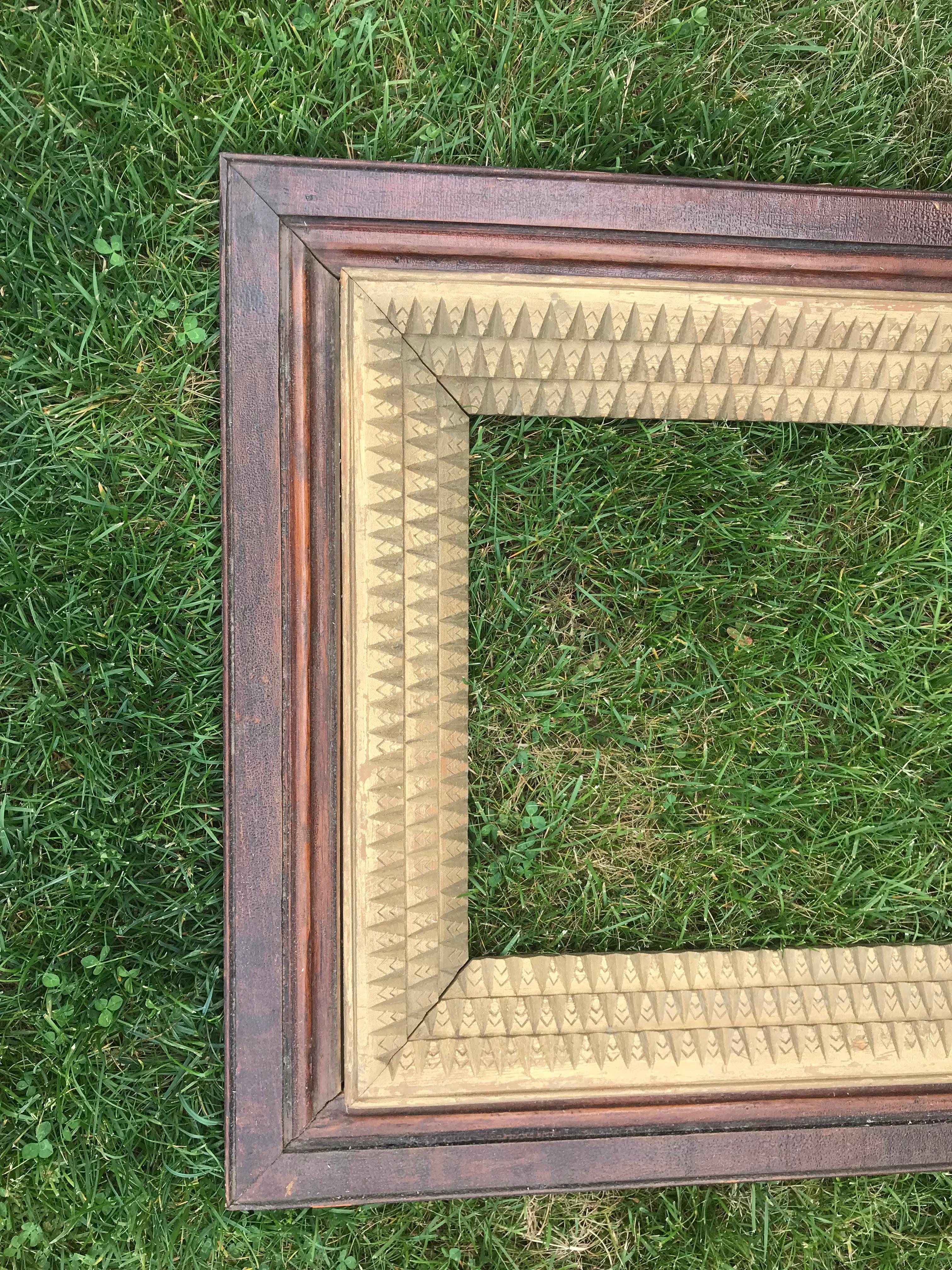 Canadian Wood Frame with Layered Gilt
