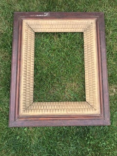 Antique Wood Frame with Layered Gilt