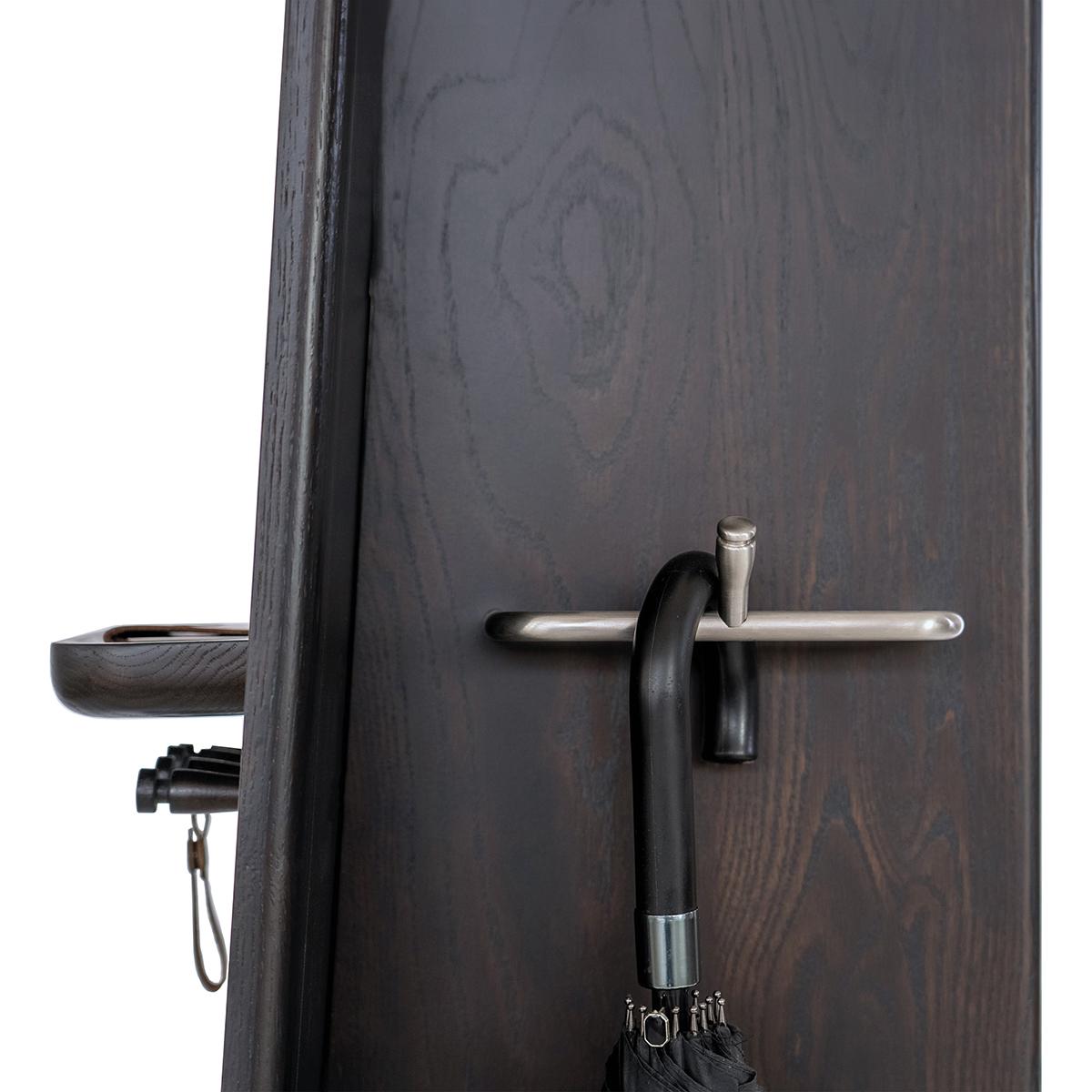 Moderne Miroir d'entrée encadré de Wood - Série HOL en vente