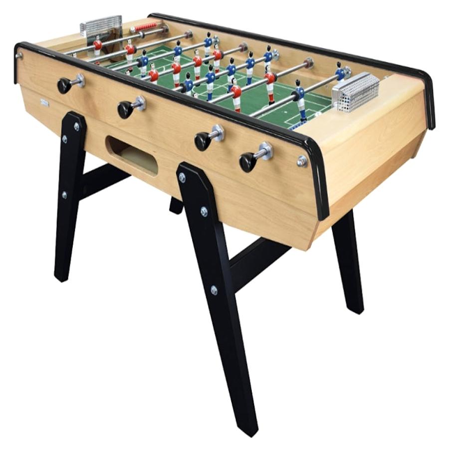 Wood and Green Beechwood Foosball Table, Made in France