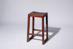 Wood H-leg Stool by Pierre Jeanneret for Chandigarh, India, Circa 1960