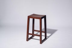 H-Fuß-Hocker aus Holz von Pierre Jeanneret für Chandigarh, Indien, CIRCA 1960