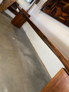 Wood Henge French and American Walnut Slab Bench