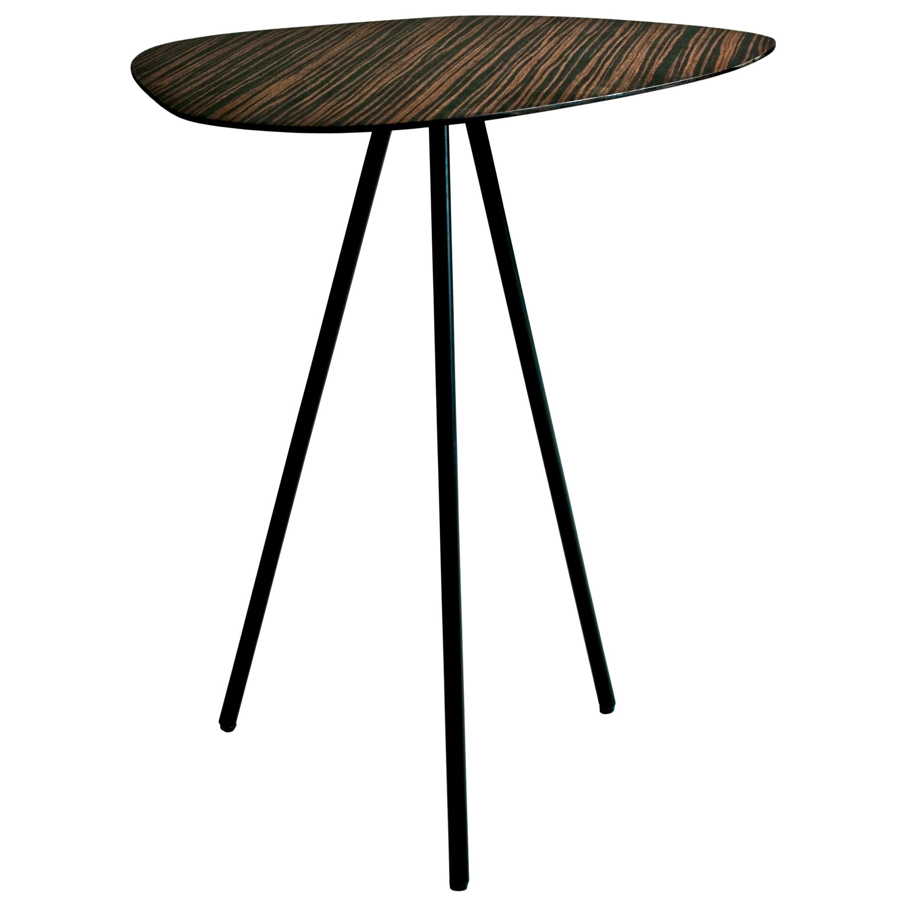 Wood High Outdoor Pebble End Table by Kenneth Cobonpue For Sale