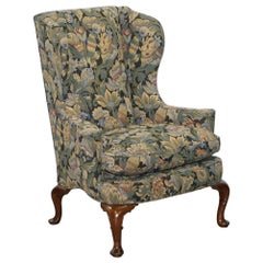 Used Wood & Hogan New York Blenheim Wingback Walnut Armchair William Morris