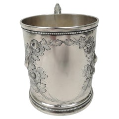 Wood & Hughes New York Classical Coin Silver Baby Cup