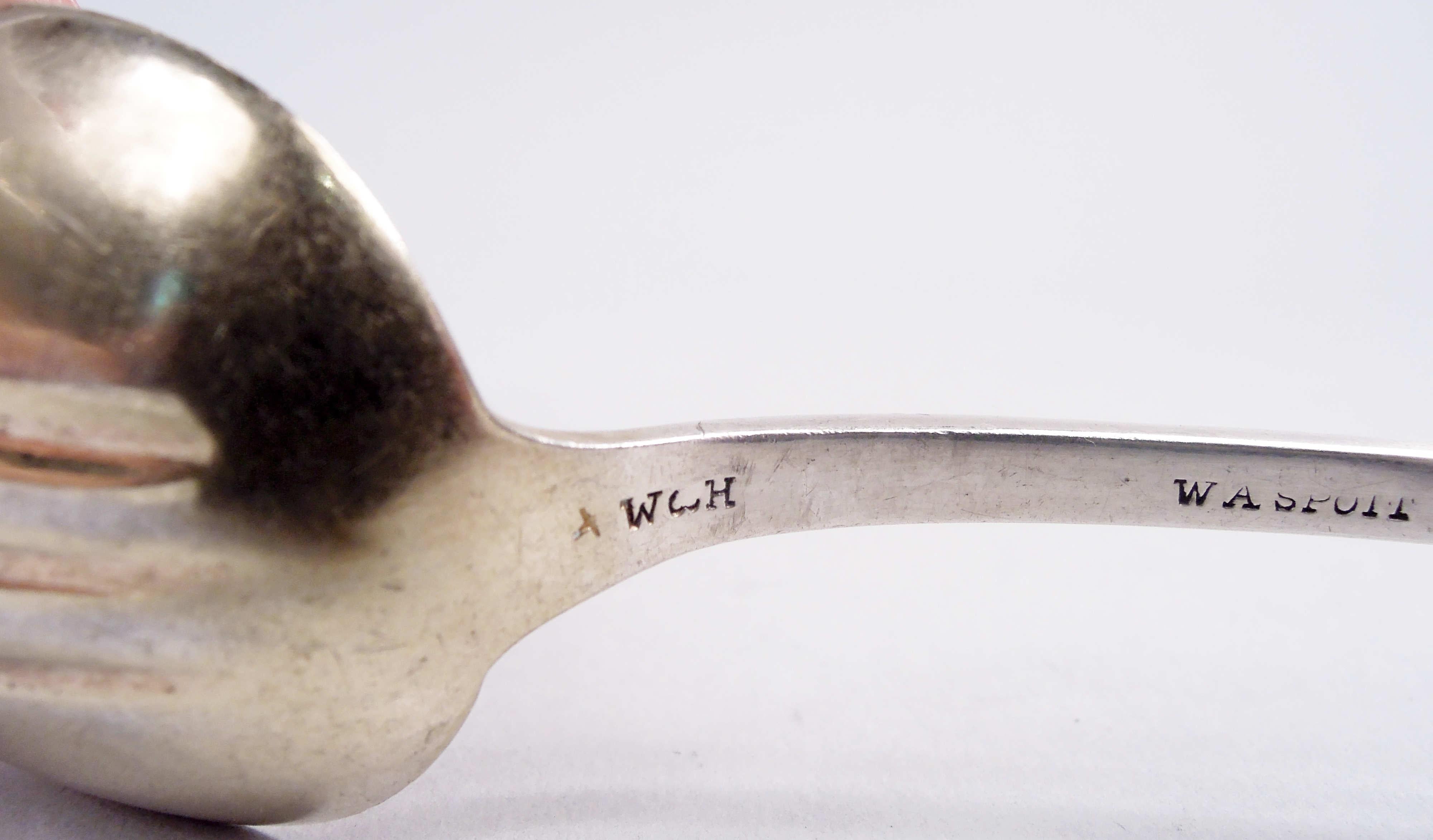 Wood & Hughes New York Medaillon Diana Münze Silber Teelöffel im Angebot 3