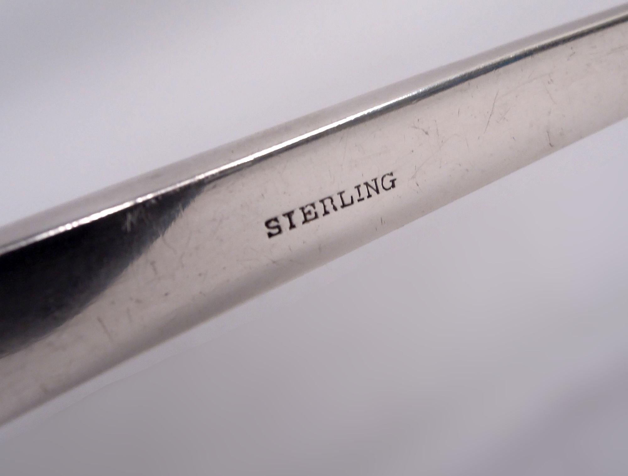 Wood & Hughes New York Medallion Diana Sterling Silver Soup Ladle (louche à soupe) en vente 1