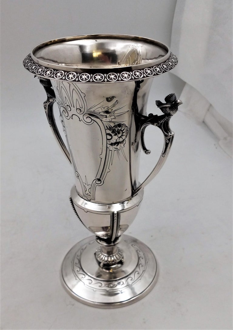 Holz And Hughes Silbervase Mit V geln Auf Dem Henkel Um 1880 Im 