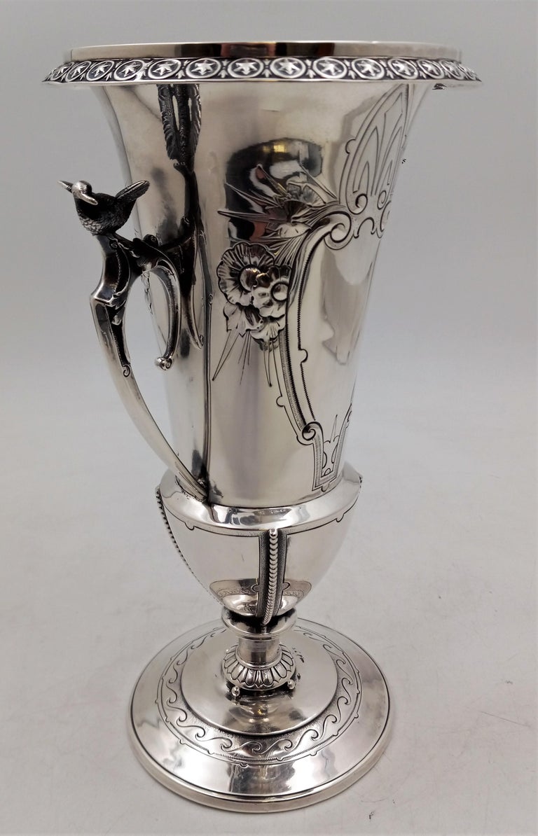 Holz And Hughes Silbervase Mit V geln Auf Dem Henkel Um 1880 Im 