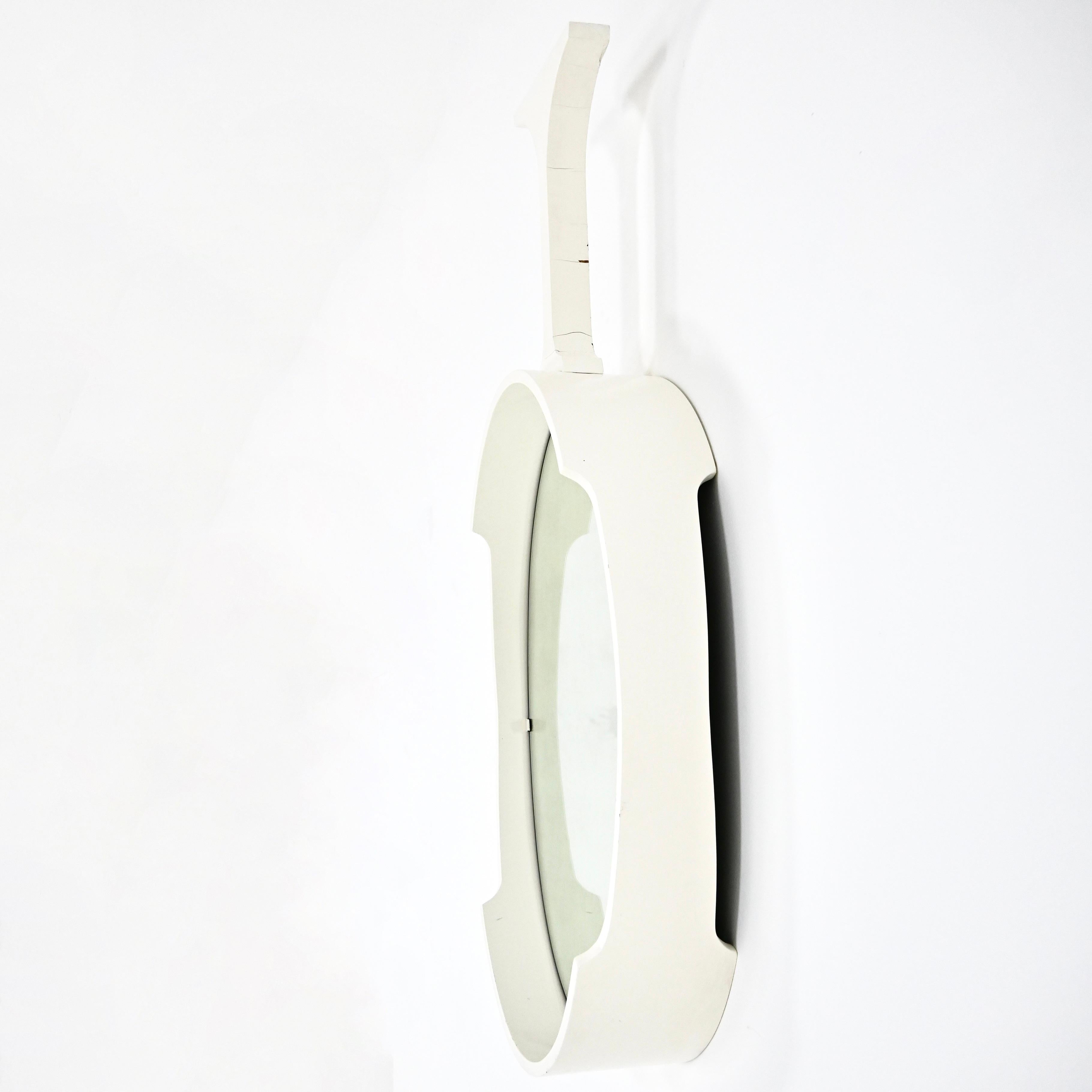 Milieu du XXe siècle Miroir italien en bois, 1970 en vente