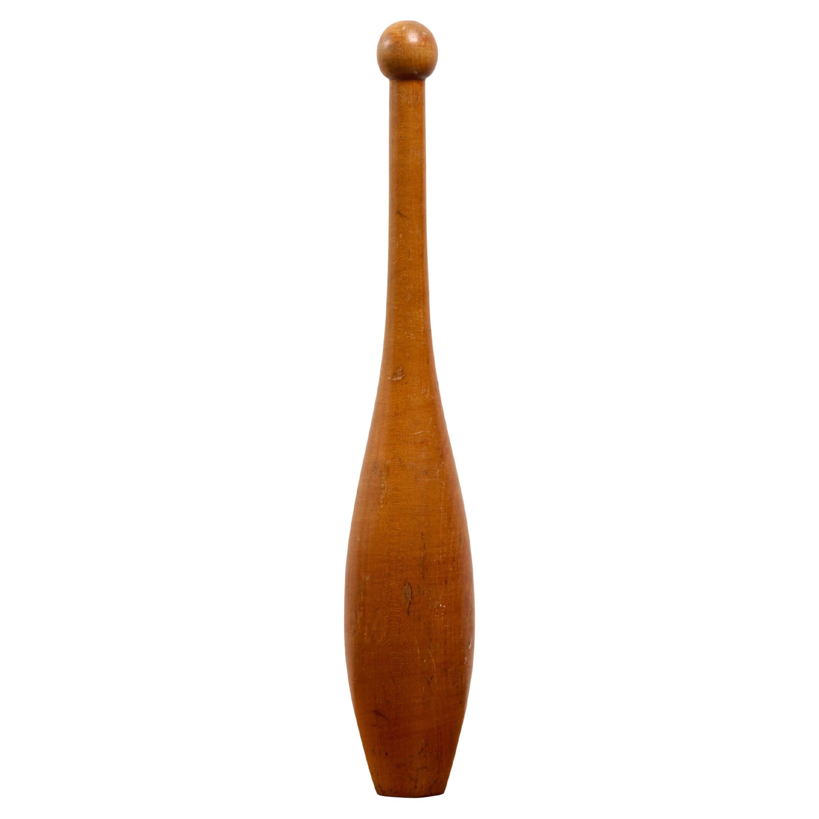 Wood juggling pin  - made by Spalding.