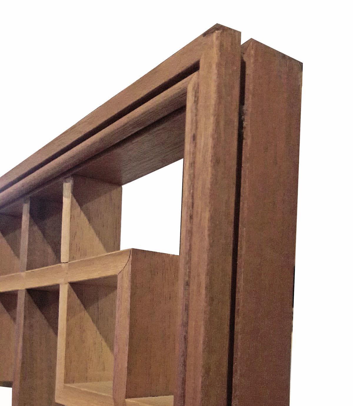 wood square lattice panels