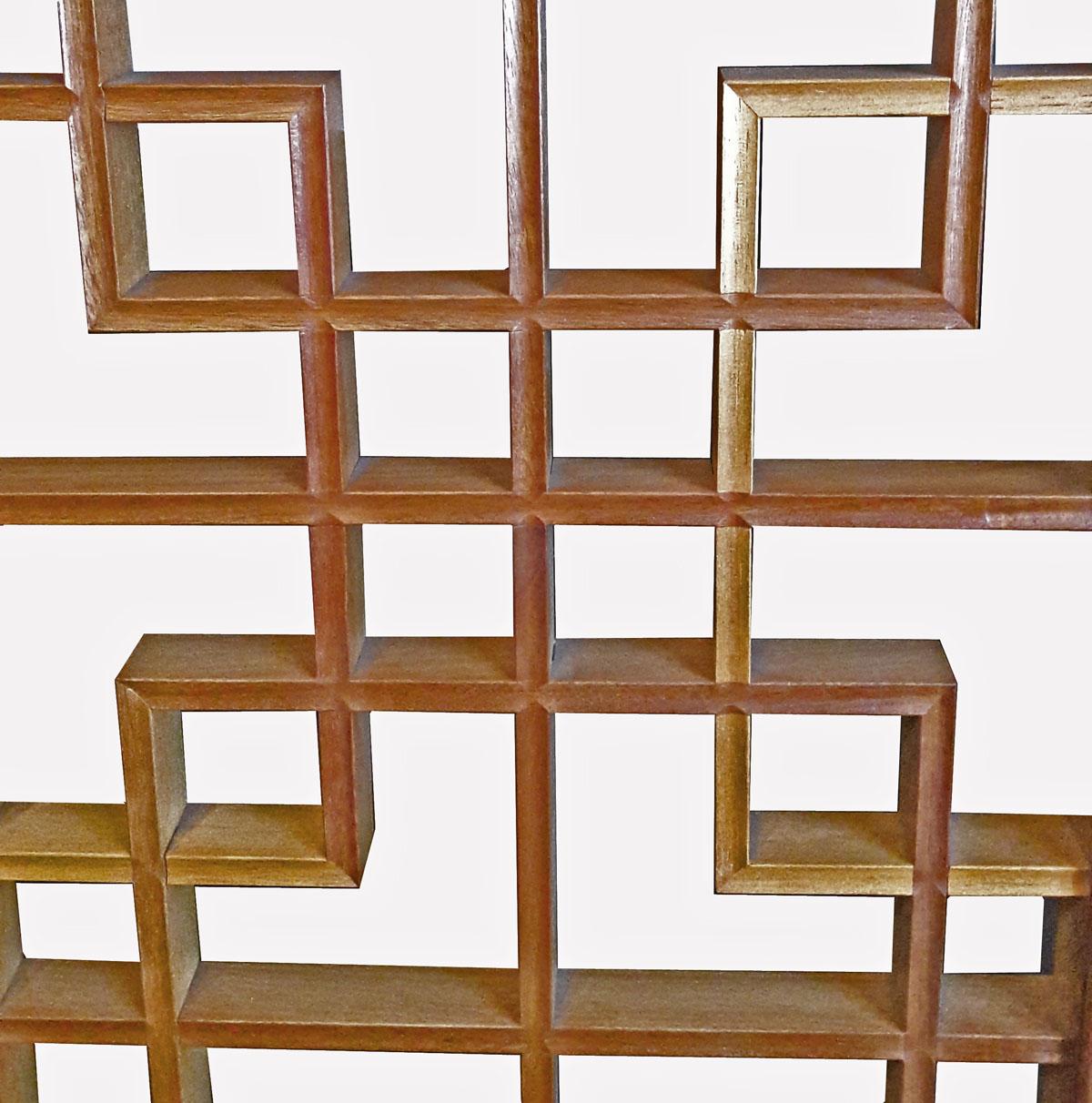 American Wood Lattice Panel, Square, Contemporary