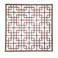 Wood Lattice Panel, Square, Contemporary