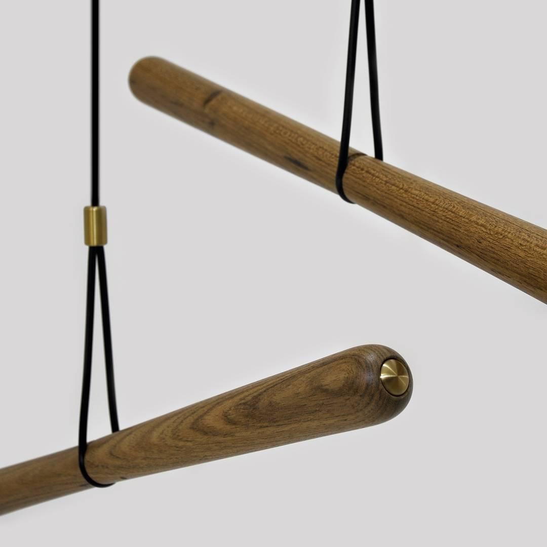 Postmoderno Wood Luminária Equilibrista di Atelier A. Ferri in vendita