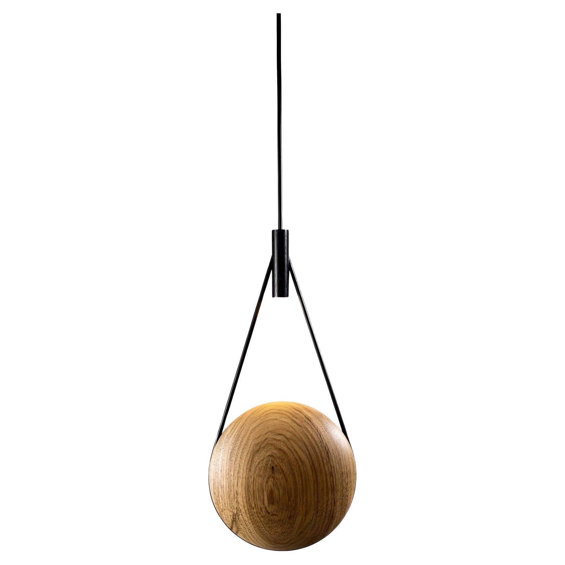 Wood Luminária Lua di Atelier A. Ferri