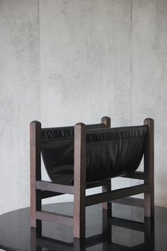 Wood Magazine Rack in style of Kai Kristiansen