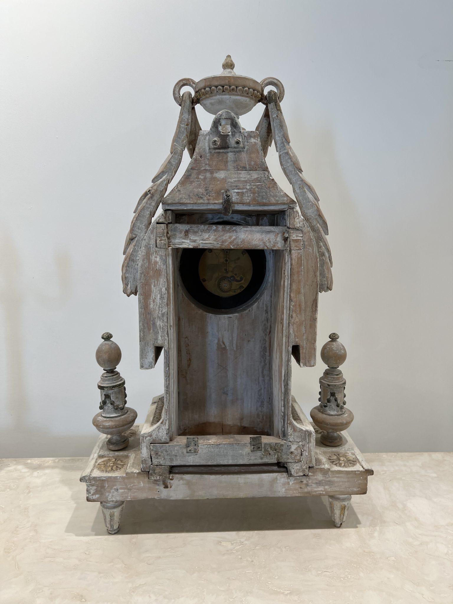 Reloj de chimenea de madera Sueco en venta