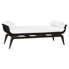 Wood Millau Bench inspired by the French period furniture "Mid Century Modern"