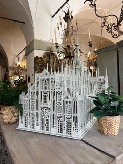 wood model of Milan Cathedral/Duomo di Milano of 1950 circa