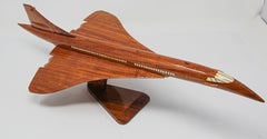 Wood Model of the Concorde Supersonic Aircraft
