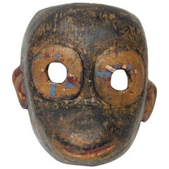 Wood Monkey Mask