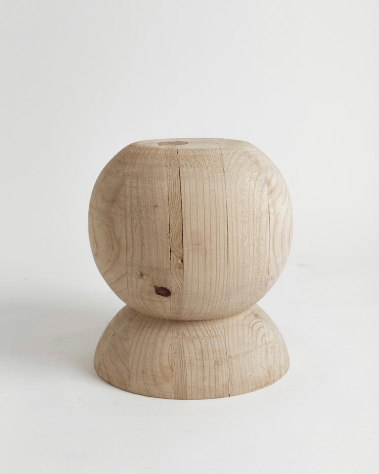 Post-Modern Wood Neru Stools 6 by Rebeca Cors For Sale