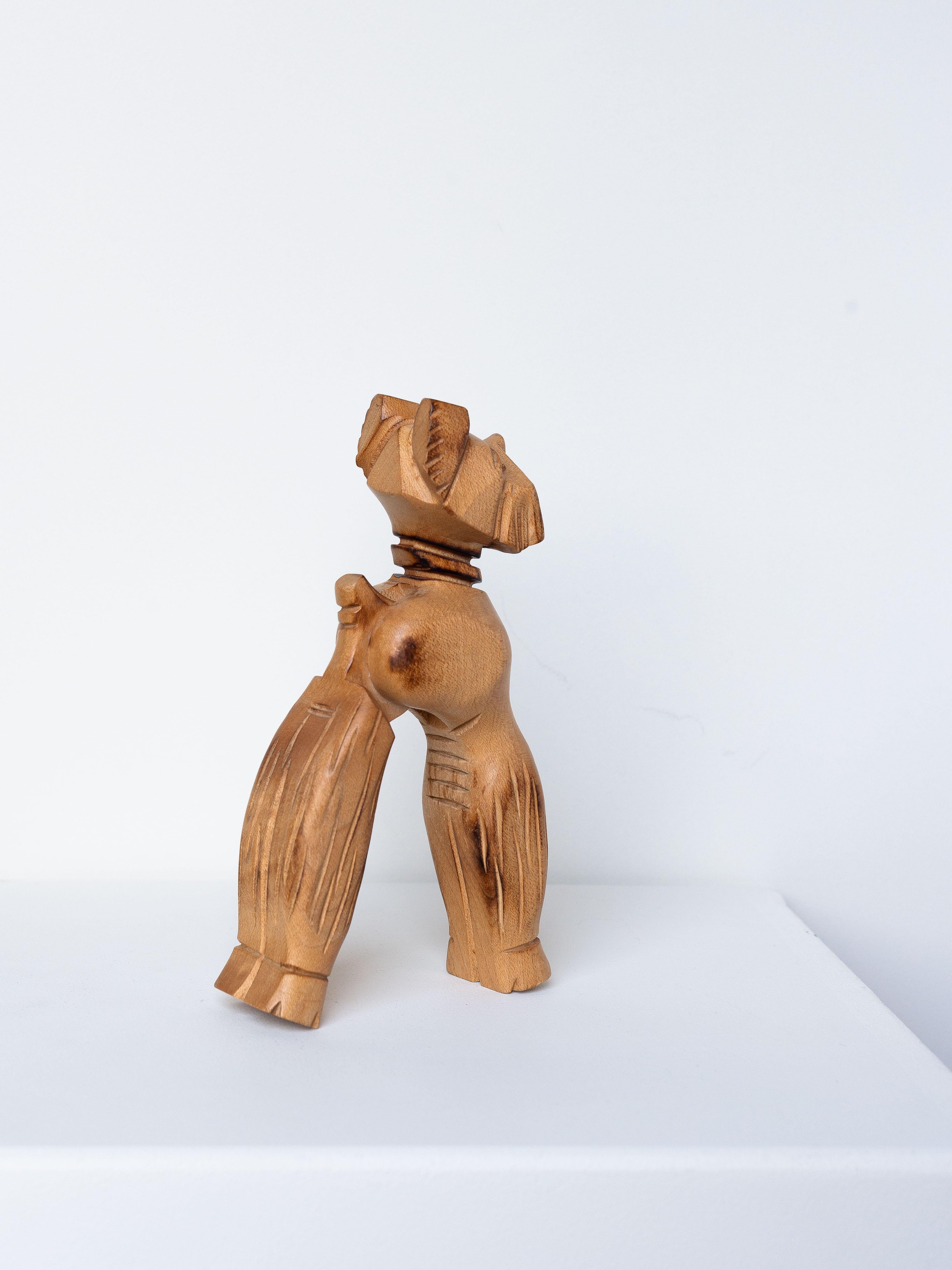Wood Nutcracker, Dog Fox Terrier, France 1950s 5