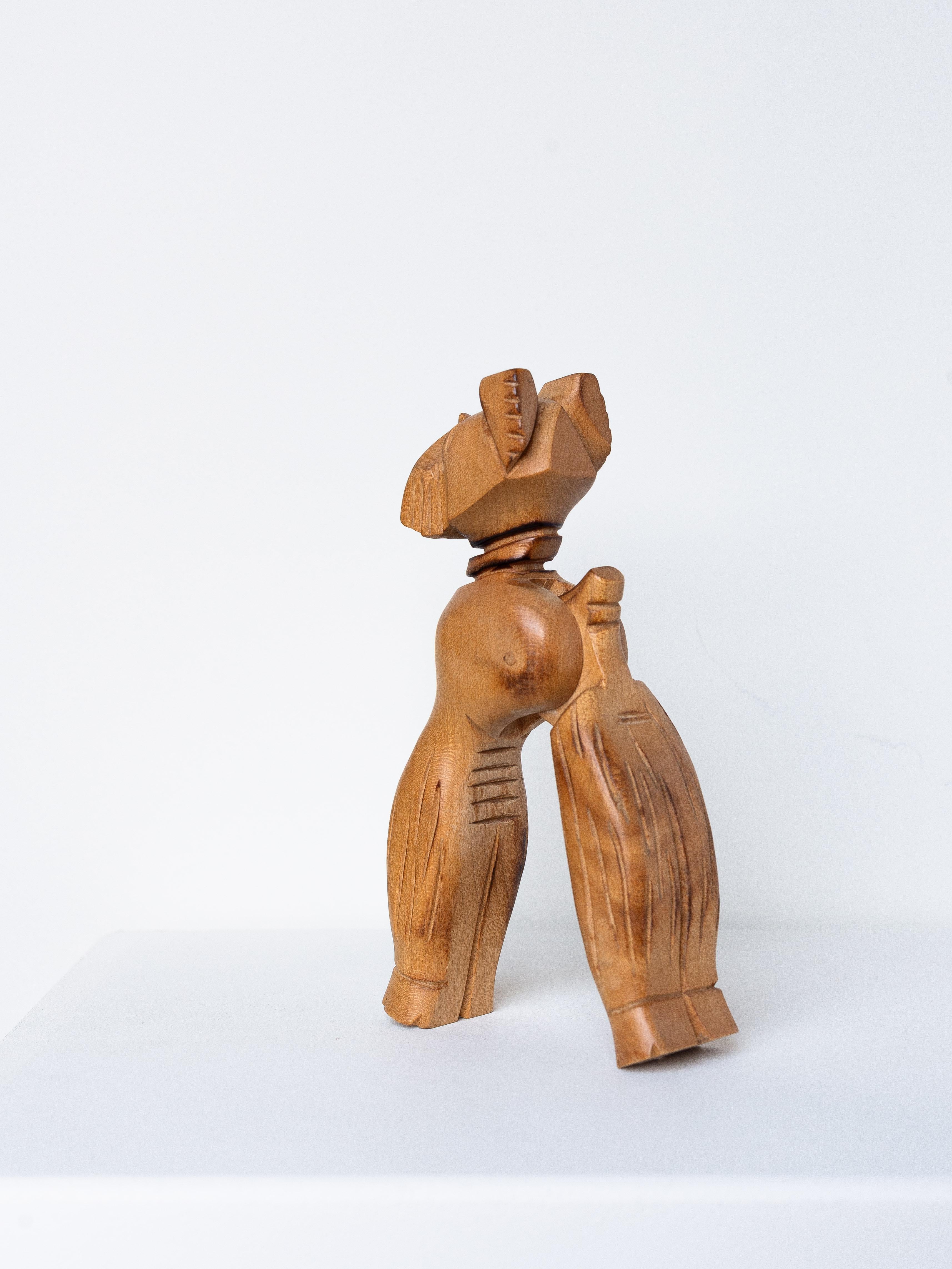 Wood Nutcracker, Dog Fox Terrier, France 1950s 1