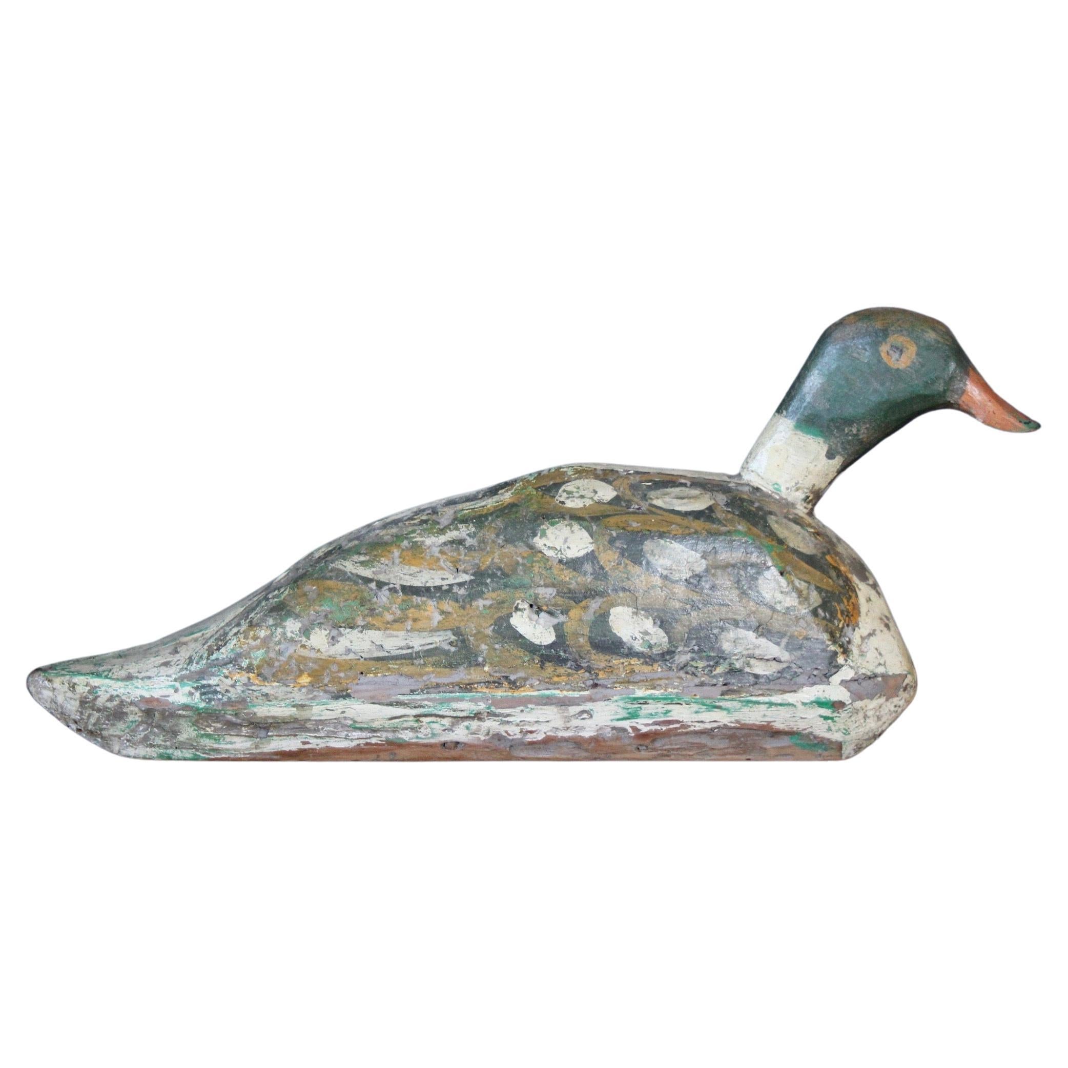 Wood Painted Duck