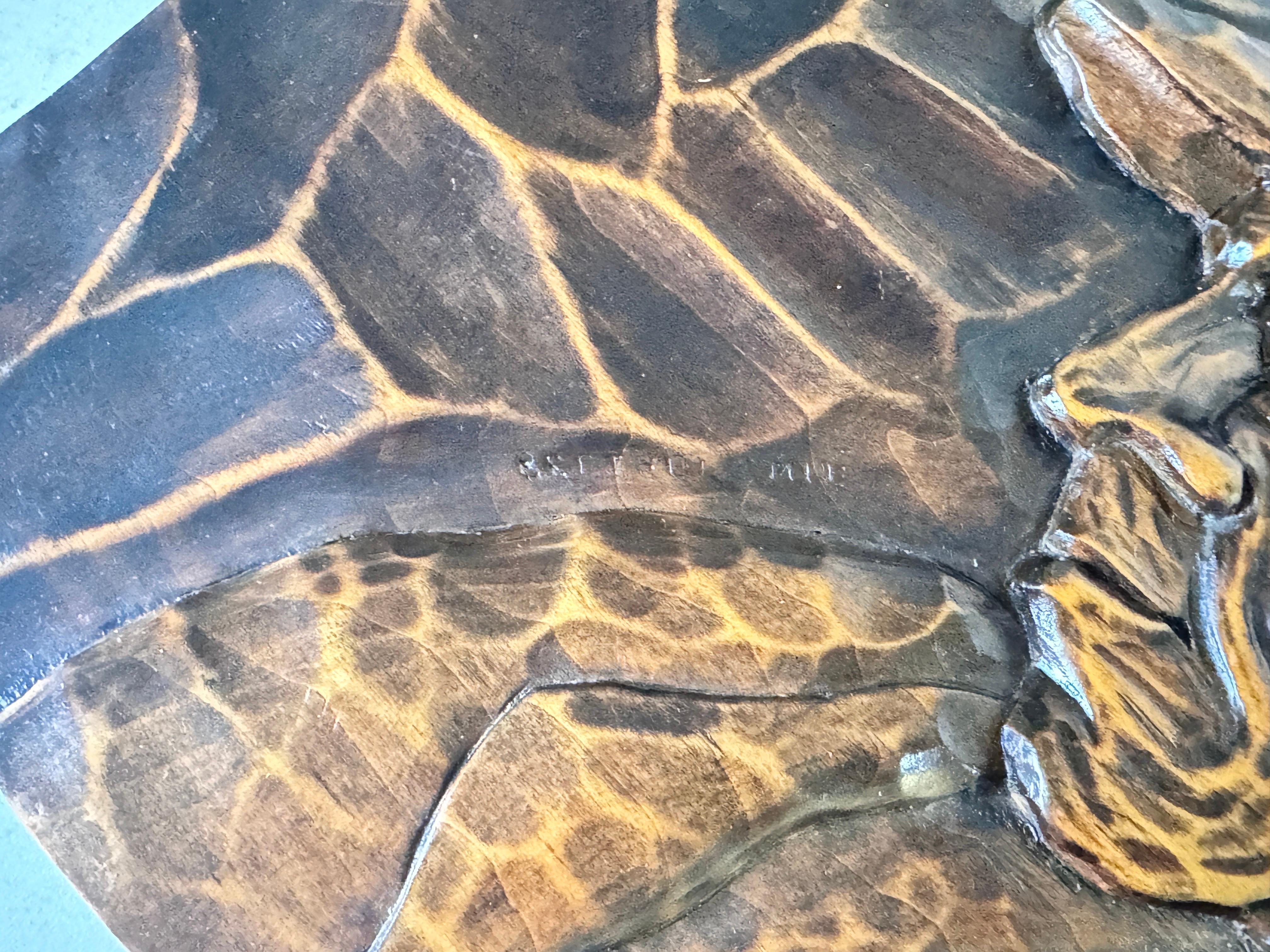 Panel de Madera Tallado a Mano, Decoración de Pared, Francia 1960 Firmado Bérthelémé en Bueno estado para la venta en Auribeau sur Siagne, FR
