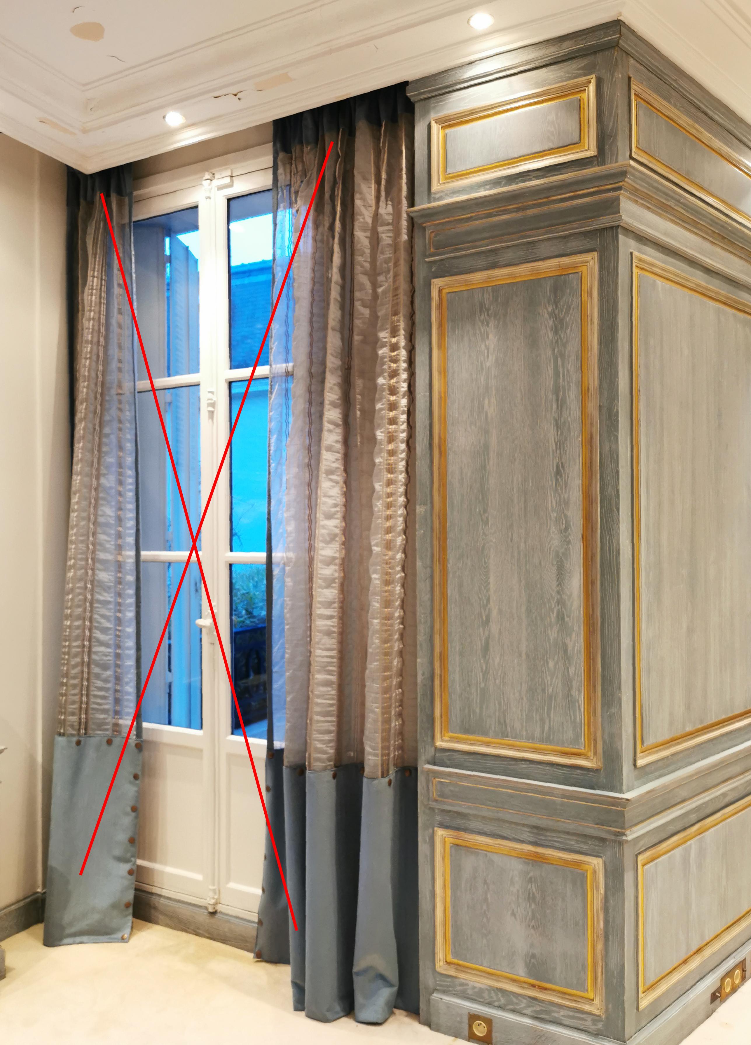Wood Paneled Room with Trompe L'oeil Library Decoration, Late 20th Century For Sale 4