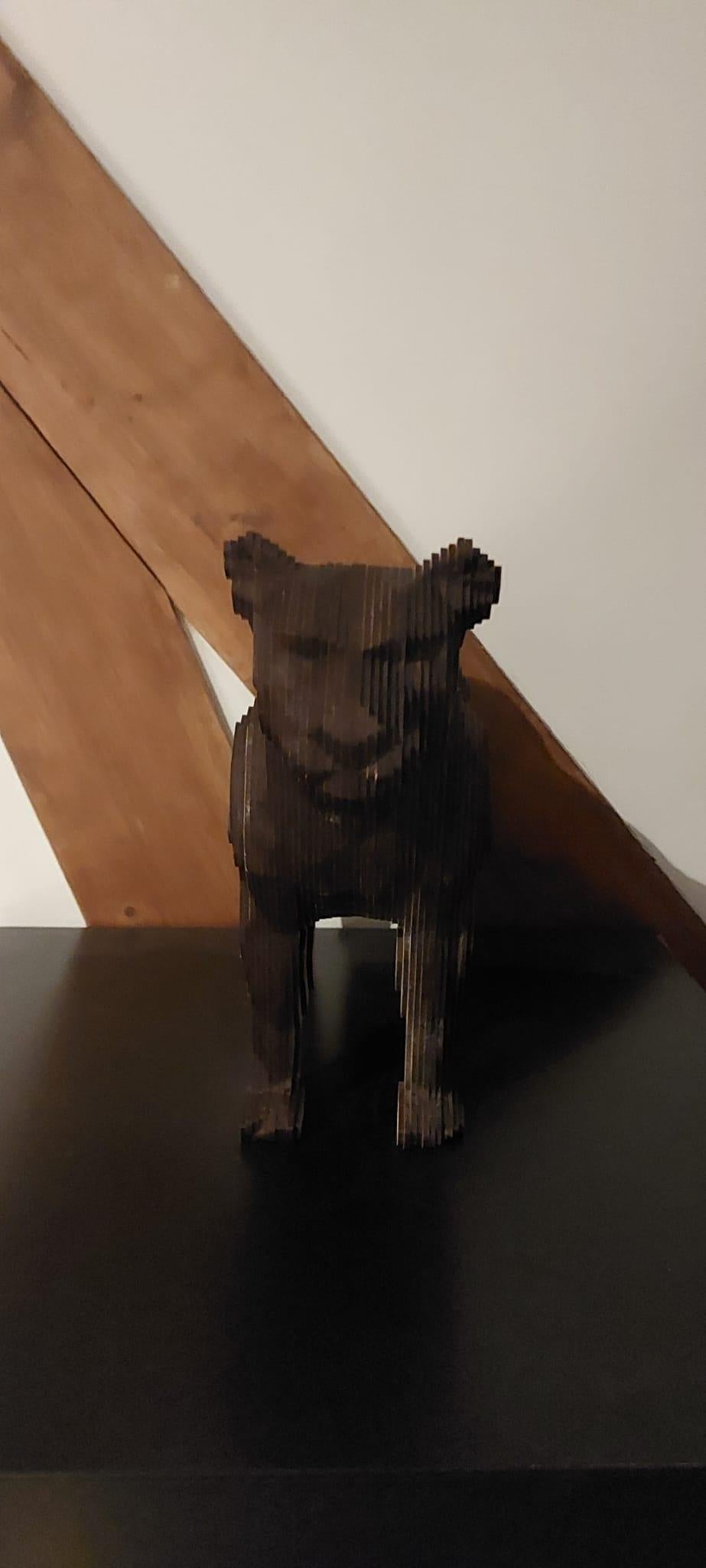 Wood Panther Sculpture MDF In New Condition For Sale In DE MEERN, UT