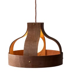 Wood Pendant Light, Bound by Carnevale Studio, Cherry