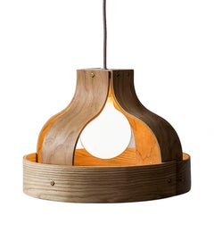 Wood Pendant Light, Bound by Carnevale Studio, Maple
