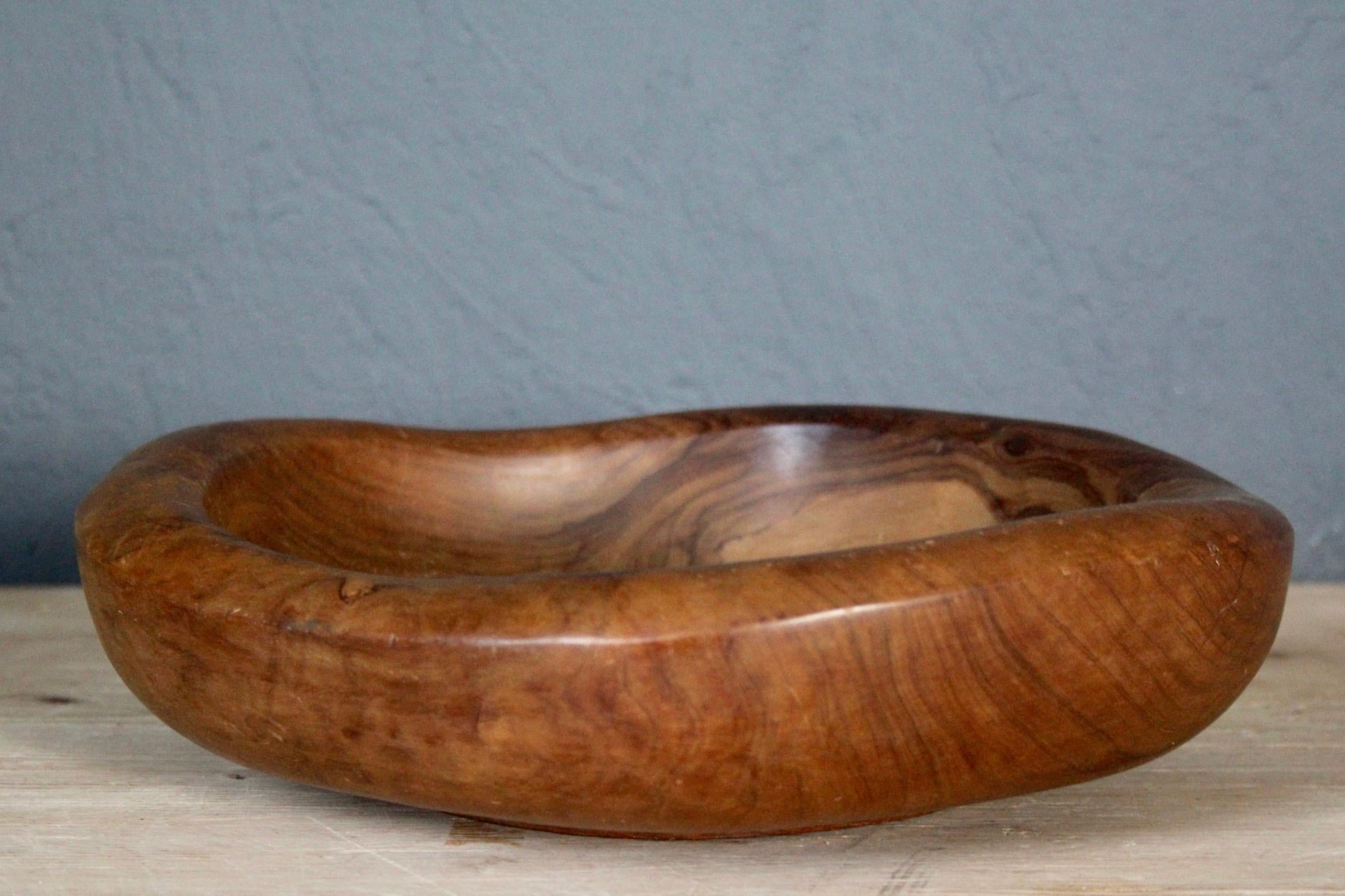 Wood plate by Dan Karner.
