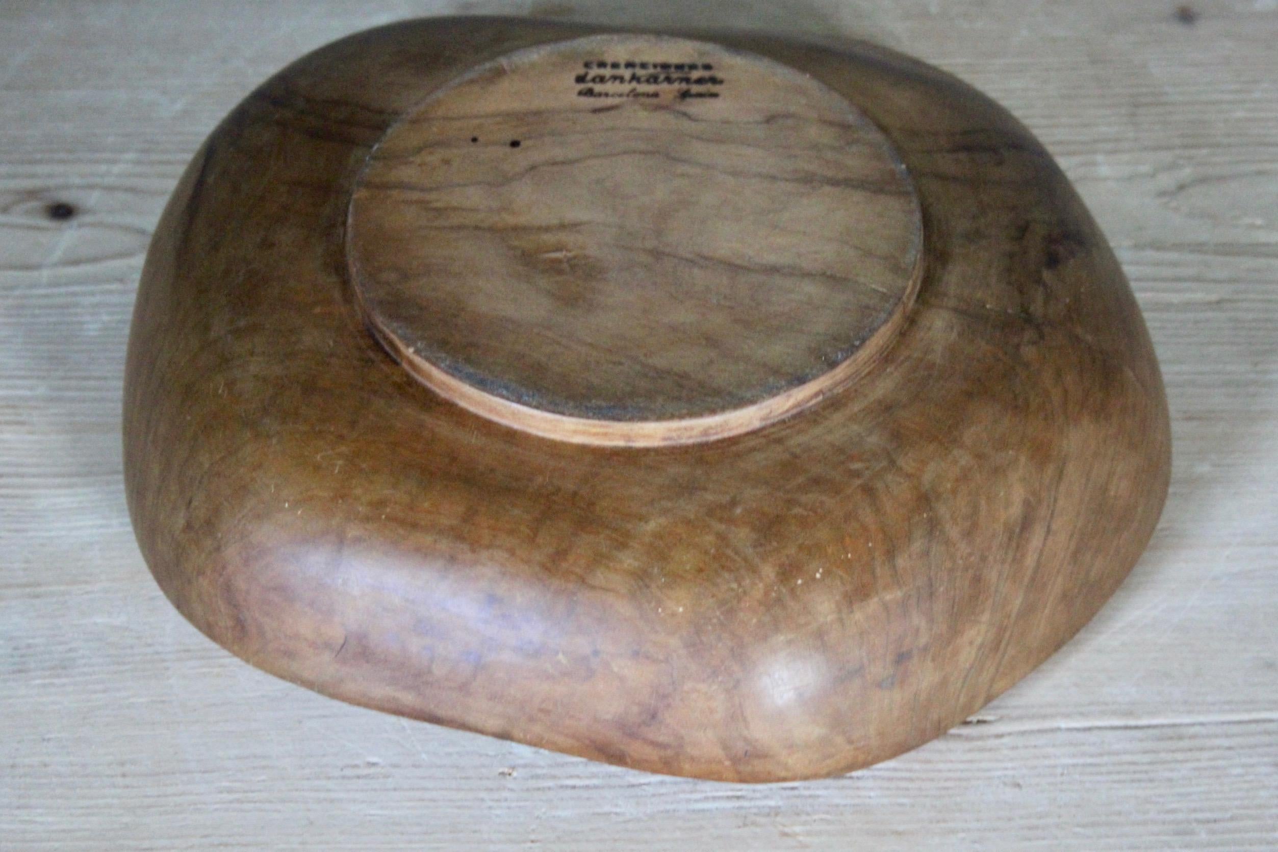 Wood Plate by Dan Karner In Good Condition In grand Lancy, CH