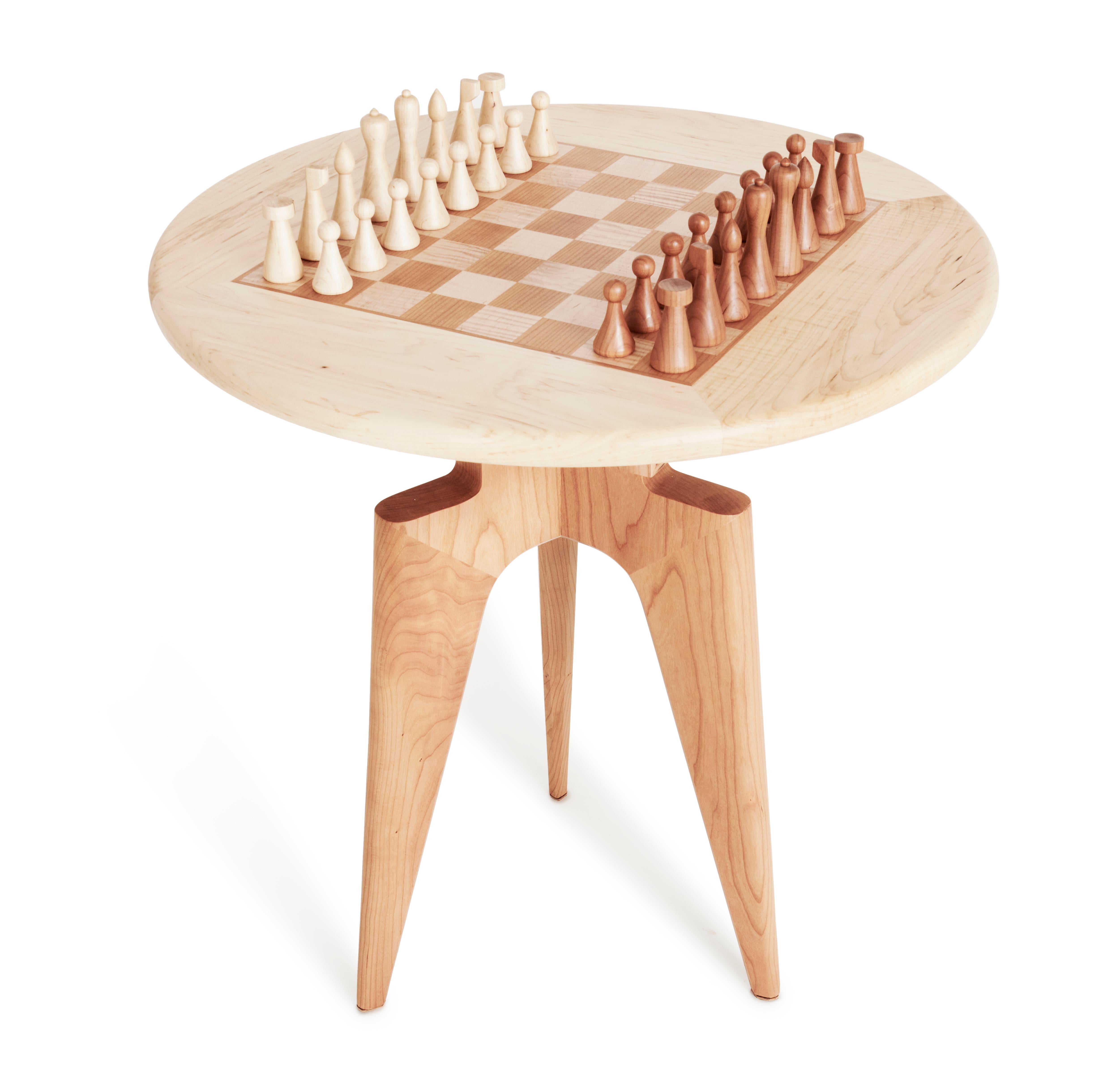 South African Wood Porn - A Wildly Classy Chess Set (Cherry and Maple) For Sale