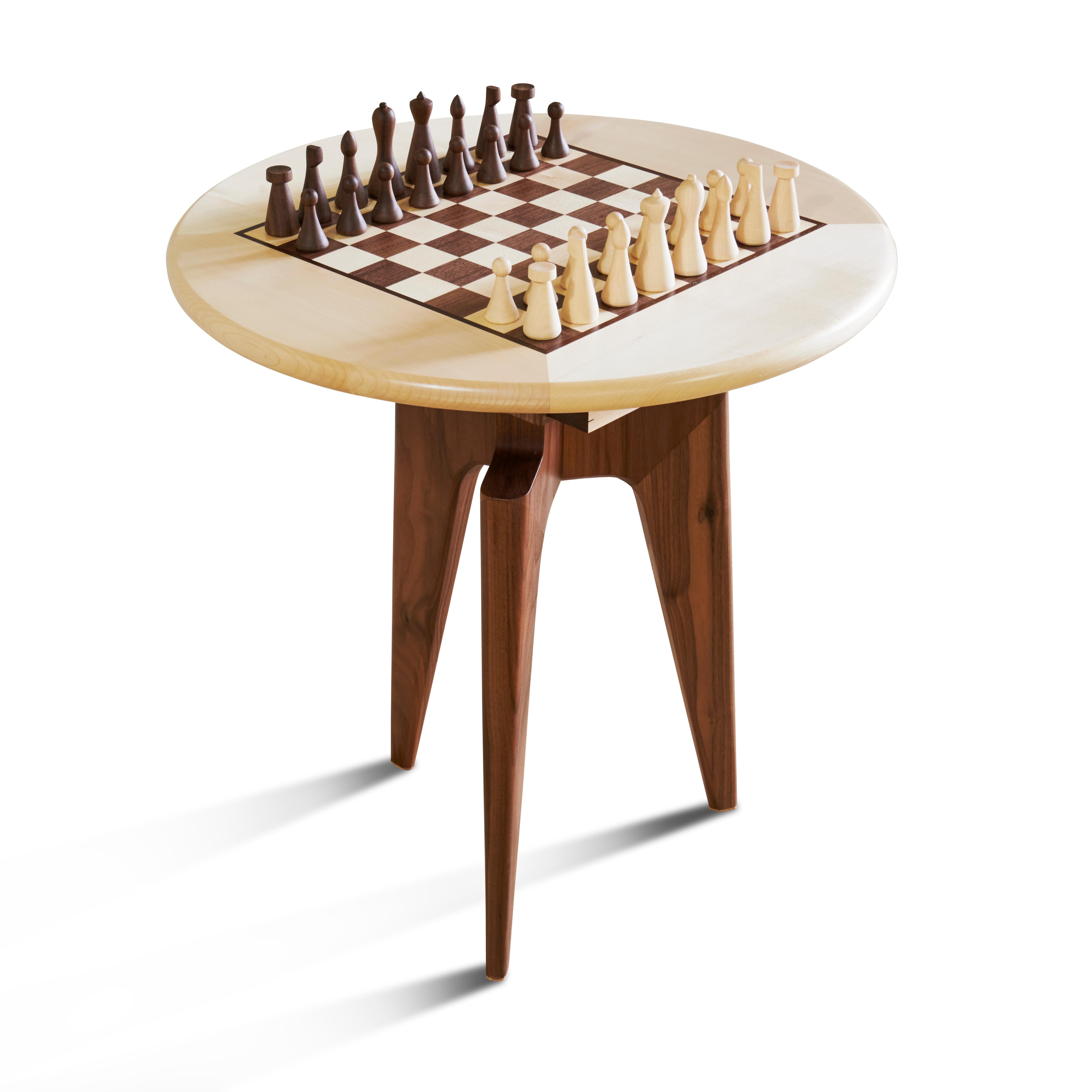 wooden shield chess