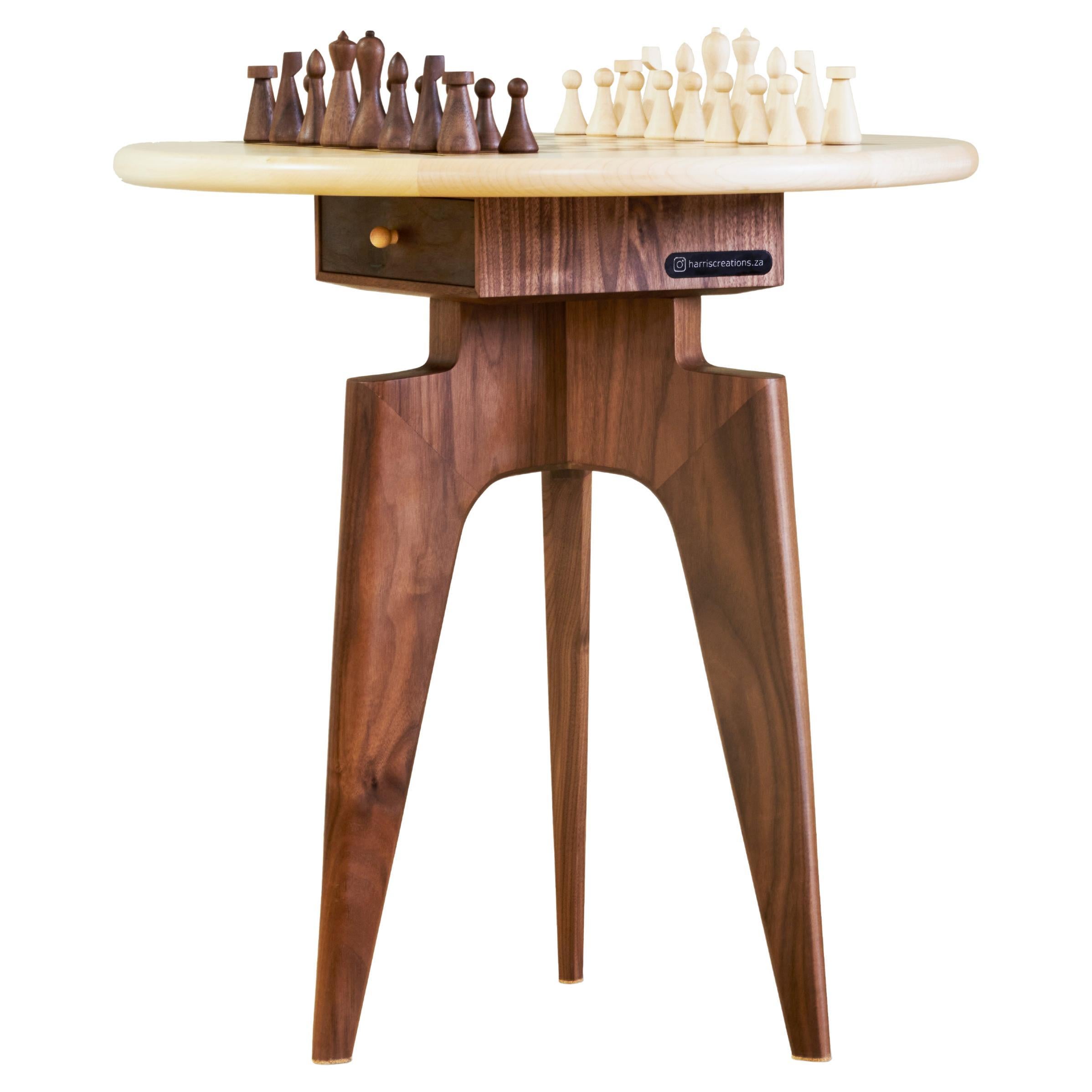 Wood Porn - A Wildly Classy Chess Set (Walnut and Sycamore) For Sale