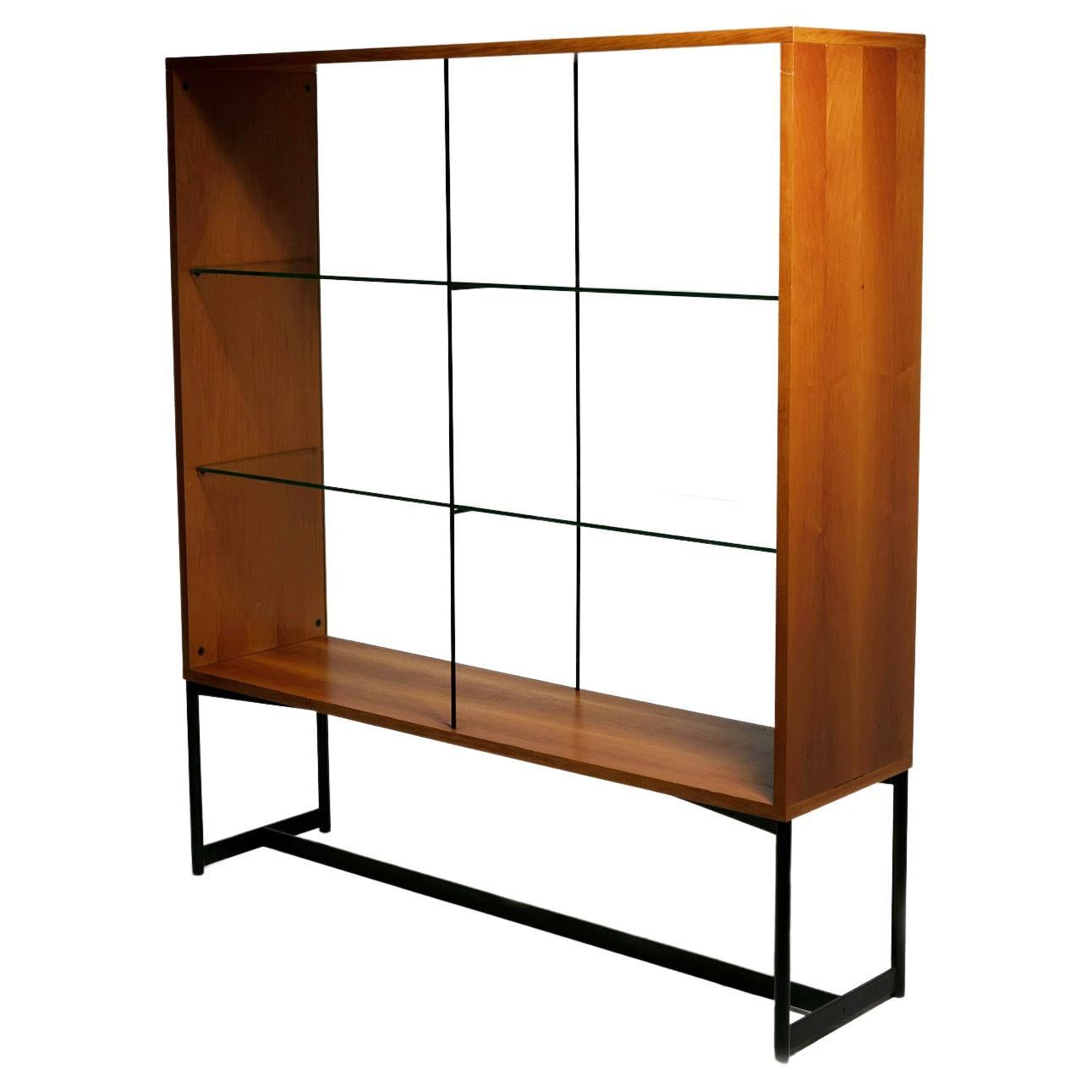 Rationalistische Vitrine aus Holz von Asnago und Vender für Pallucco, Italien, 1980er Jahre