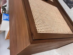 Wood & Rattan Credenza